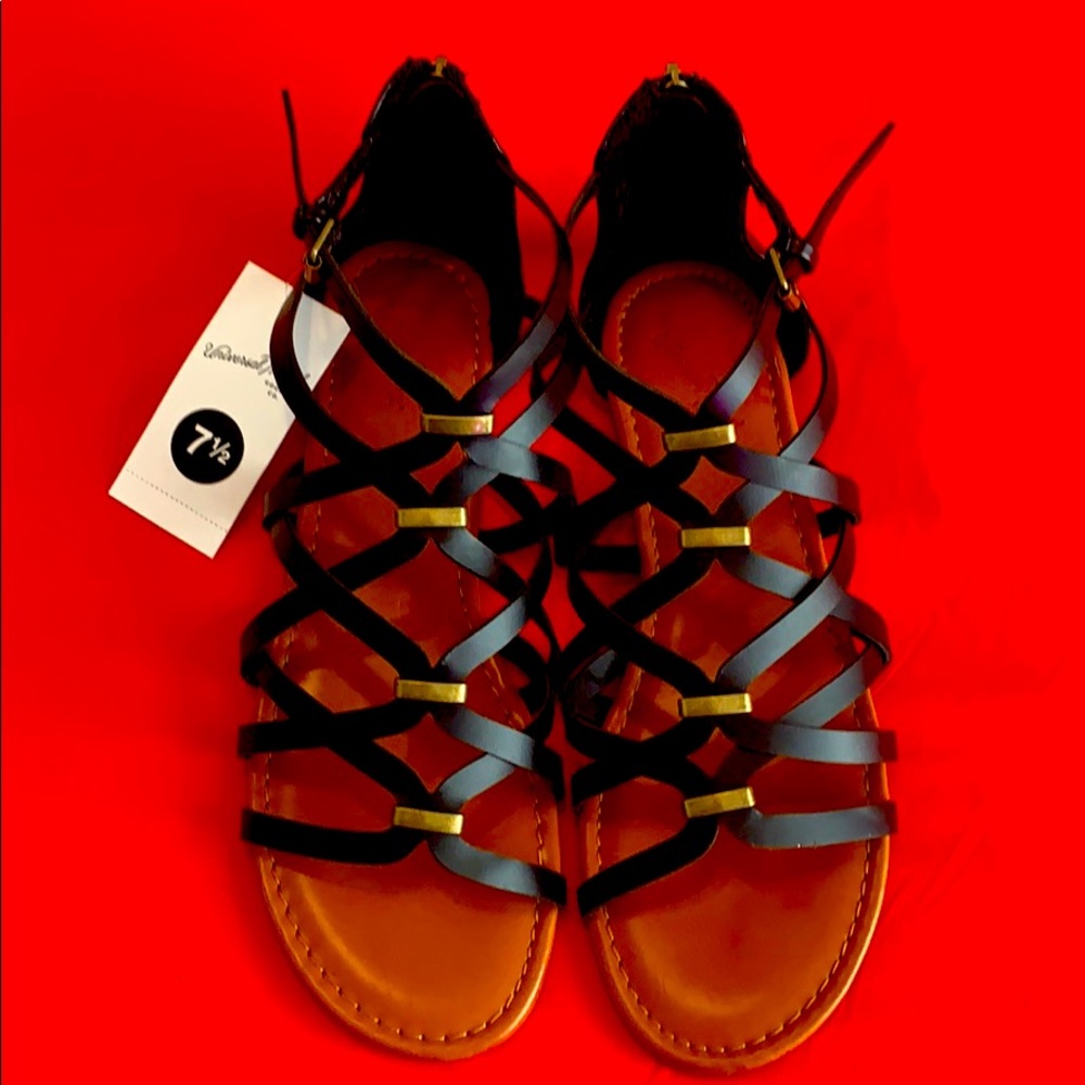 Target Universal Thread Goods Co. Black Sandals